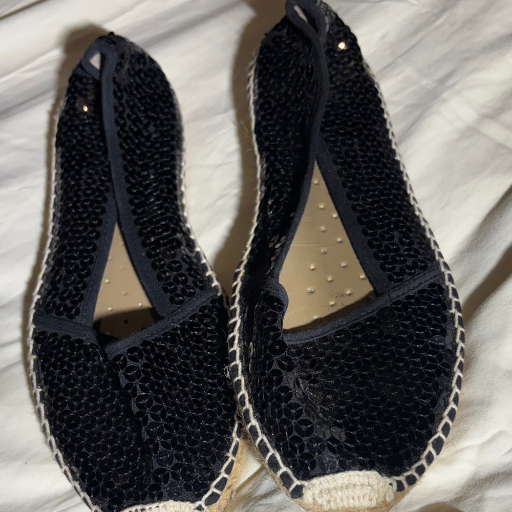Elegant Black Espadrilles